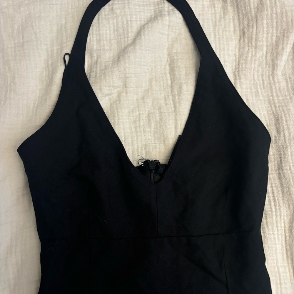 Black Halter Neck Dress